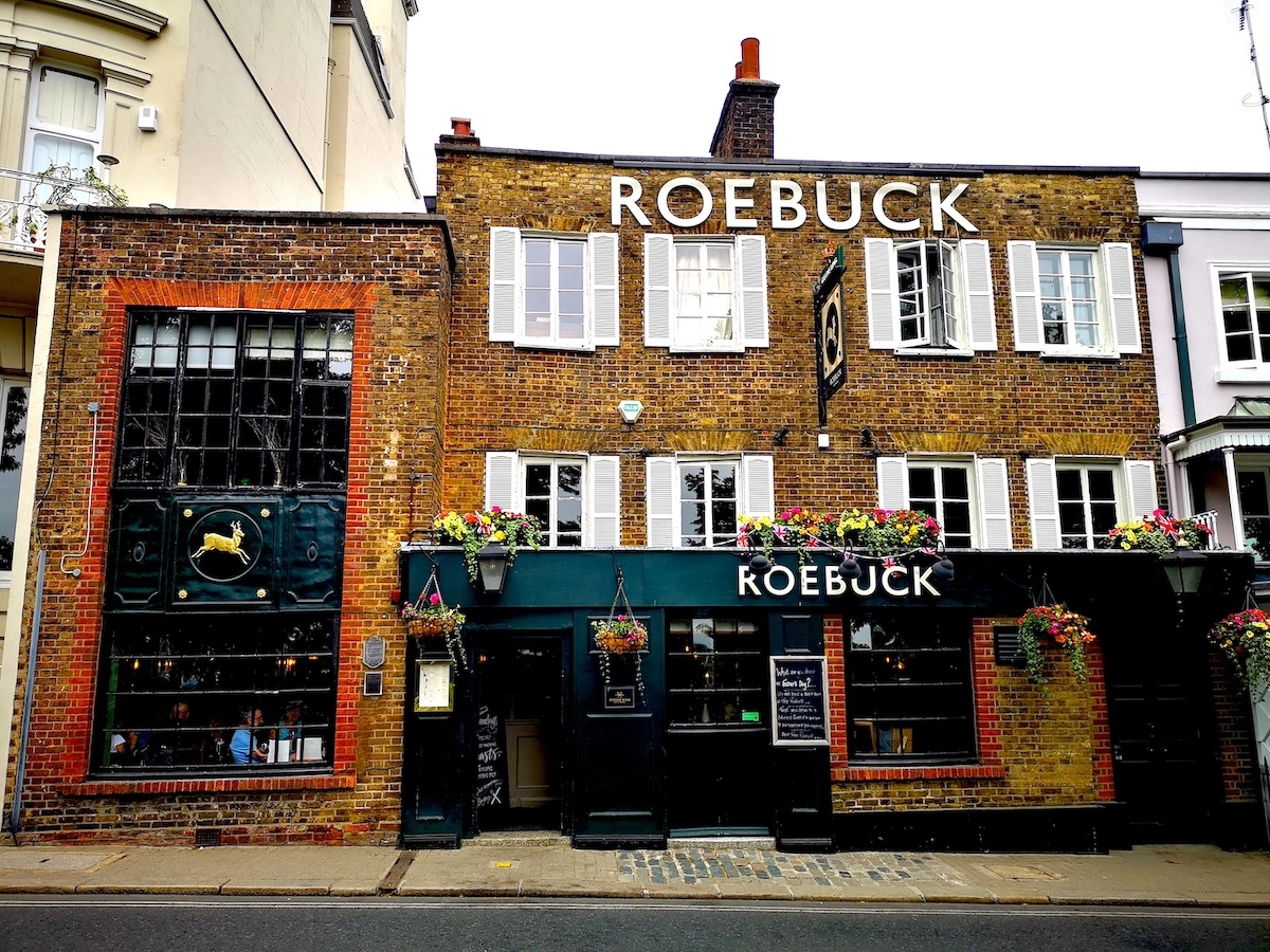 outside view of the roebuck pub